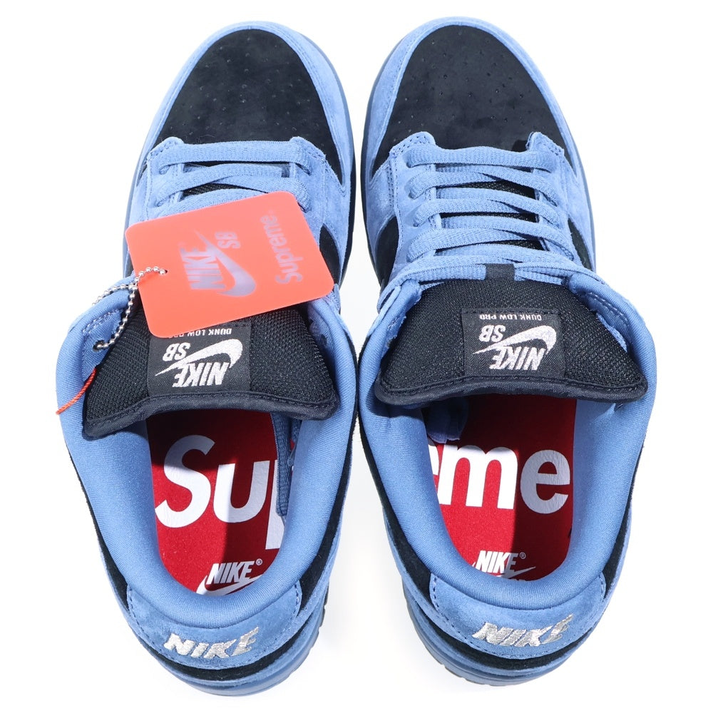 NIKE SB(ナイキエスビー) ×SUPREME SB 25AW Dunk Low Ocean Fog エスビーダンクローオーシャンフォグスニーカーHQ8487-400 ブルー