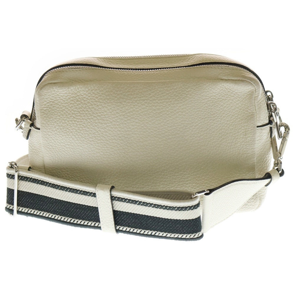 PRADA(プラダ) ヴィッテロダイノ ソフトレザー スモール ショルダーバッグ ホワイト 1BH082 レディース