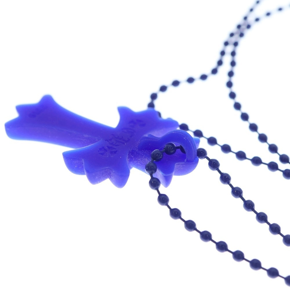 CHROME HEARTS(クロムハーツ) RUBBER CH CRS SML スモールCHクロス ラバーネックレス シリコン BCA306 ネイビー