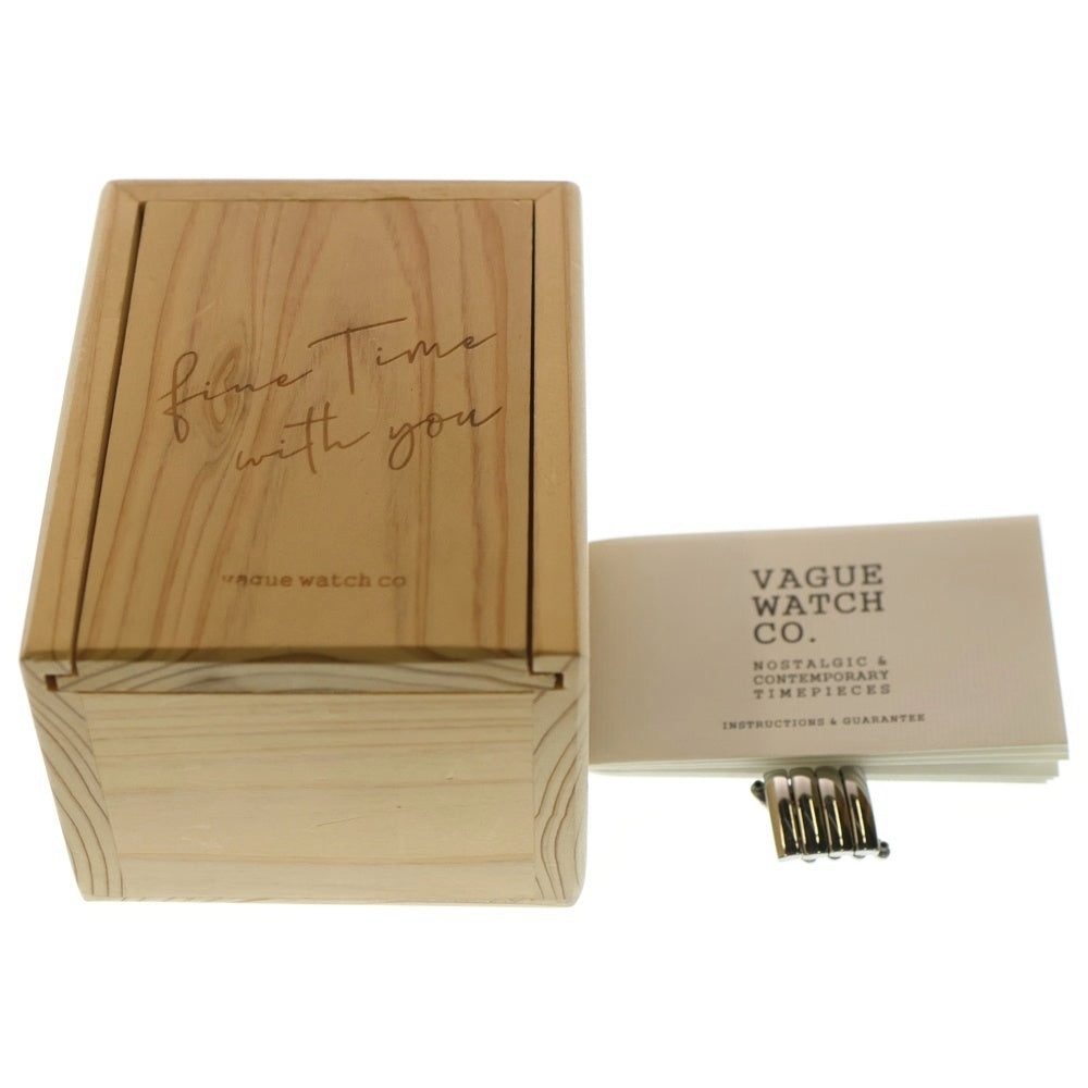 VAGUE WATCH(ヴァーグウォッチ) Coussin Early Extension クッサンアーリーエクステンション 蛇腹 腕時計 シルバー/ゴールド