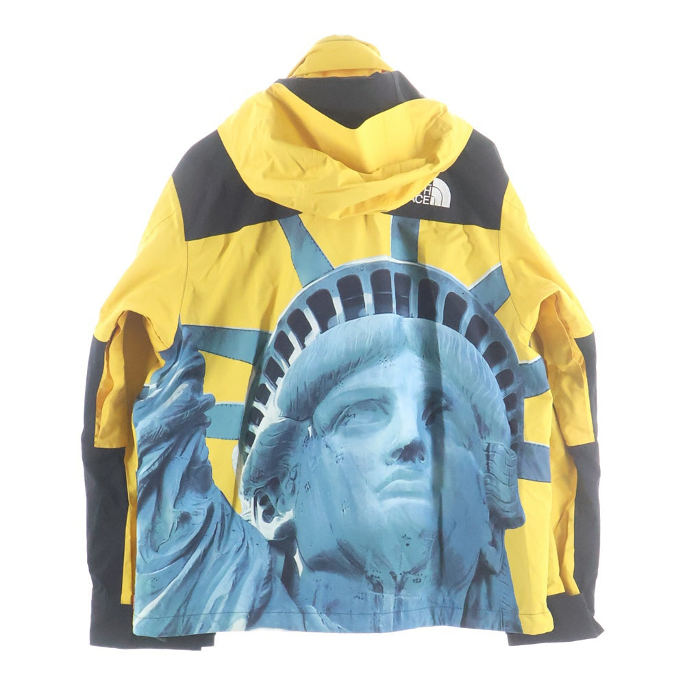 SUPREME(シュプリーム) 19AW×THE NORTH FACE ナイロン マウンテンジャケットパーカー 自由の女神 イエロー NP61902I