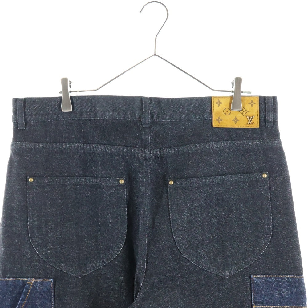 LOUIS VUITTON(ルイヴィトン) 22AW Karakoram Denim Trousers カラコラム デニムカーゴパンツ RW222V NS9 HND05W インディゴ