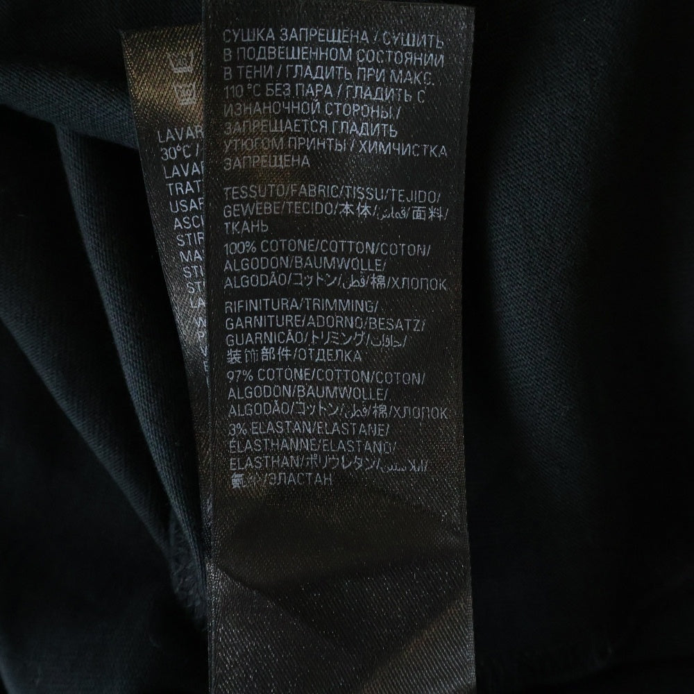 BALENCIAGA(バレンシアガ) 24SS INKJET BLUR LOGO TEE BLACK 764235 TQVA3 インクジェット ブラーロゴ クルーネック半袖Tシャツ ブラック