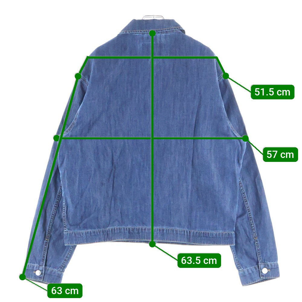 PRADA(プラダ) トラアングルロゴプレート デニムシャツジャケット GEB255 インディゴ