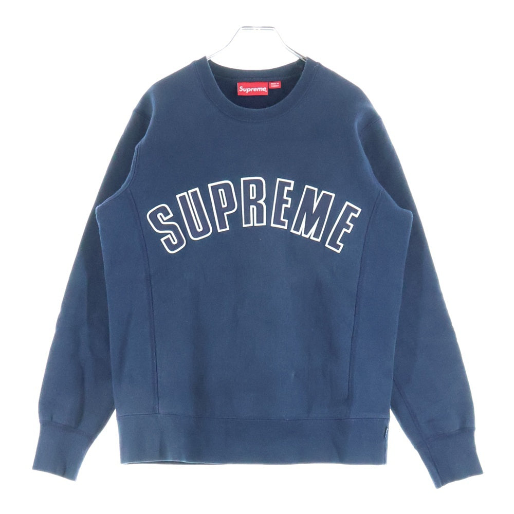 SUPREME(シュプリーム) 15AW Arc Logo Crewneck アーチロゴクルーネック クルーネックスウェット ネイビー