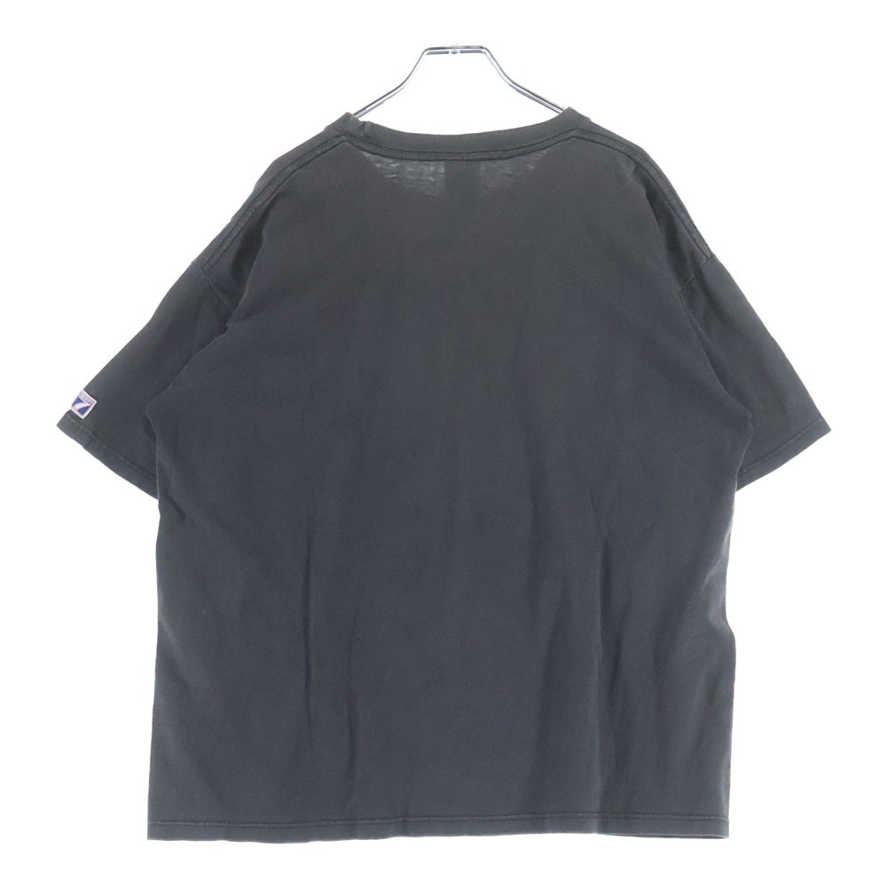 VINTAGE(ヴィンテージ) 90s シカゴブルズ LOGO 7タグ USA製 袖裾ダブル Tシャツ ブラック