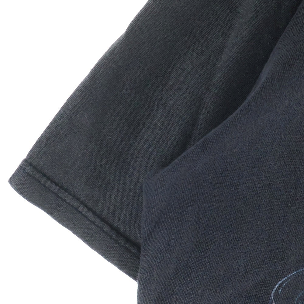 VINTAGE(ヴィンテージ) 90s シカゴブルズ LOGO 7タグ USA製 袖裾ダブル Tシャツ ブラック