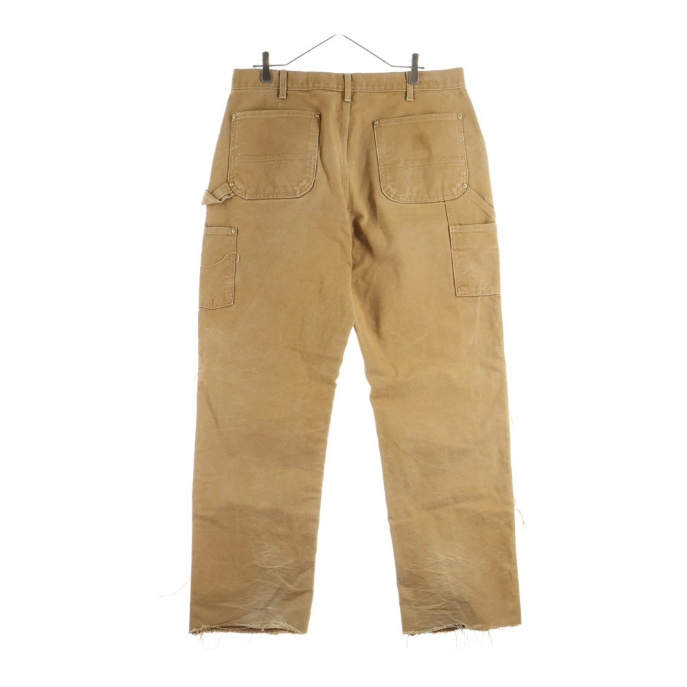 CARHARTT(カーハート) USA製 90s ダブルニー ニーパッチ脱着 カットオフ ダック ペインターパンツ 36×36 キャメル
