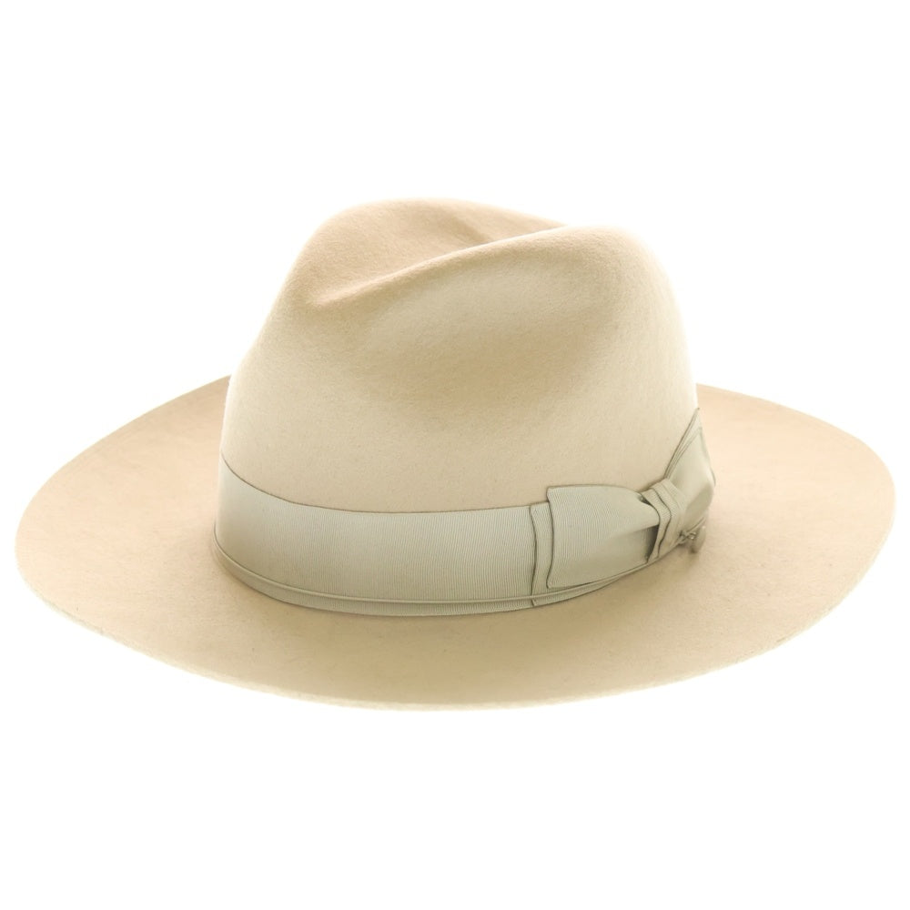 THE H.W.DOG&CO(ドッグアンドコー) FRONT-H ブリムハット ブランドパッチ 中折れハット 40 ベージュ