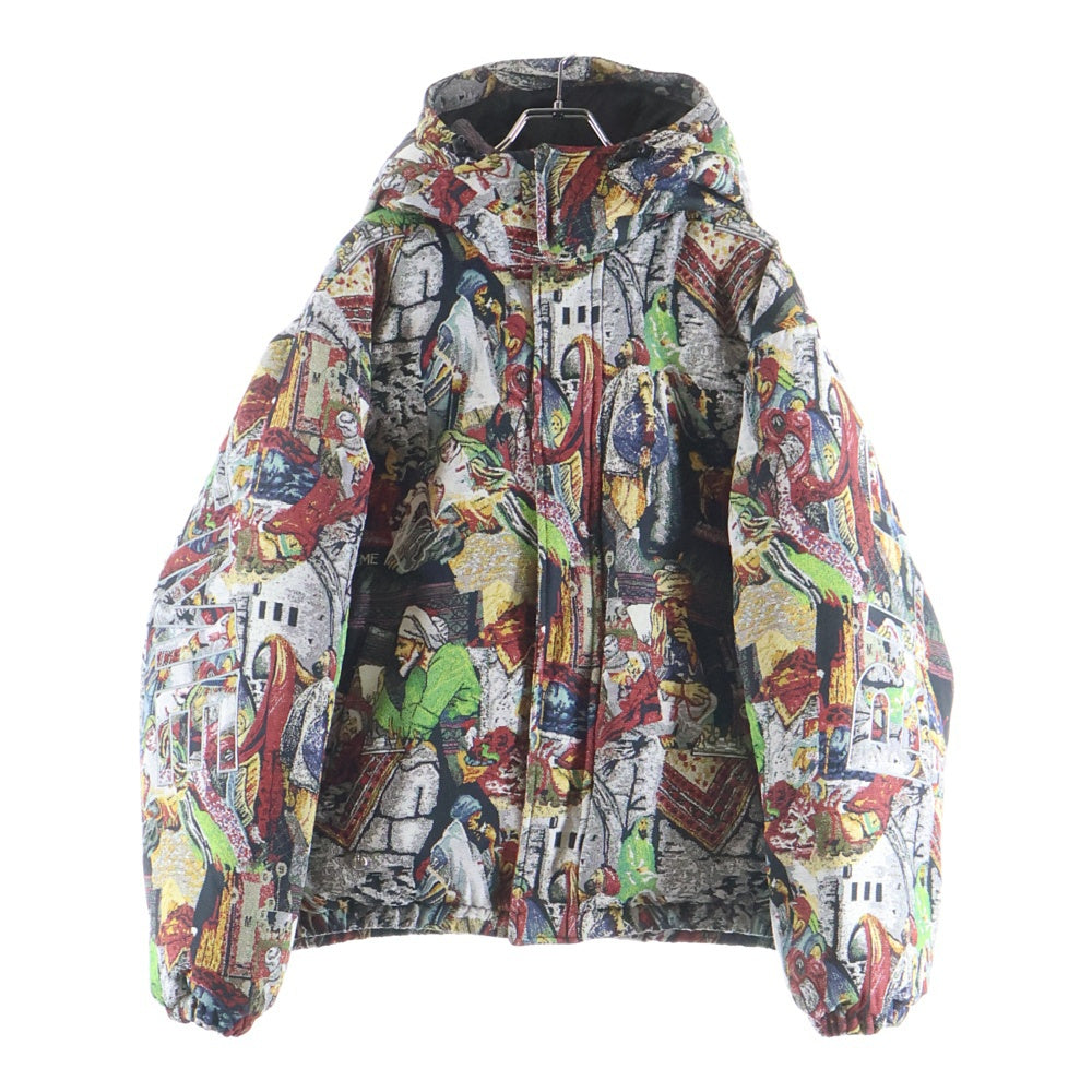 SUPREME(シュプリーム) 23AW ×BLESS Tapestry Down Puffer Jacket Jacquard ダウンジャケット M マルチカラー