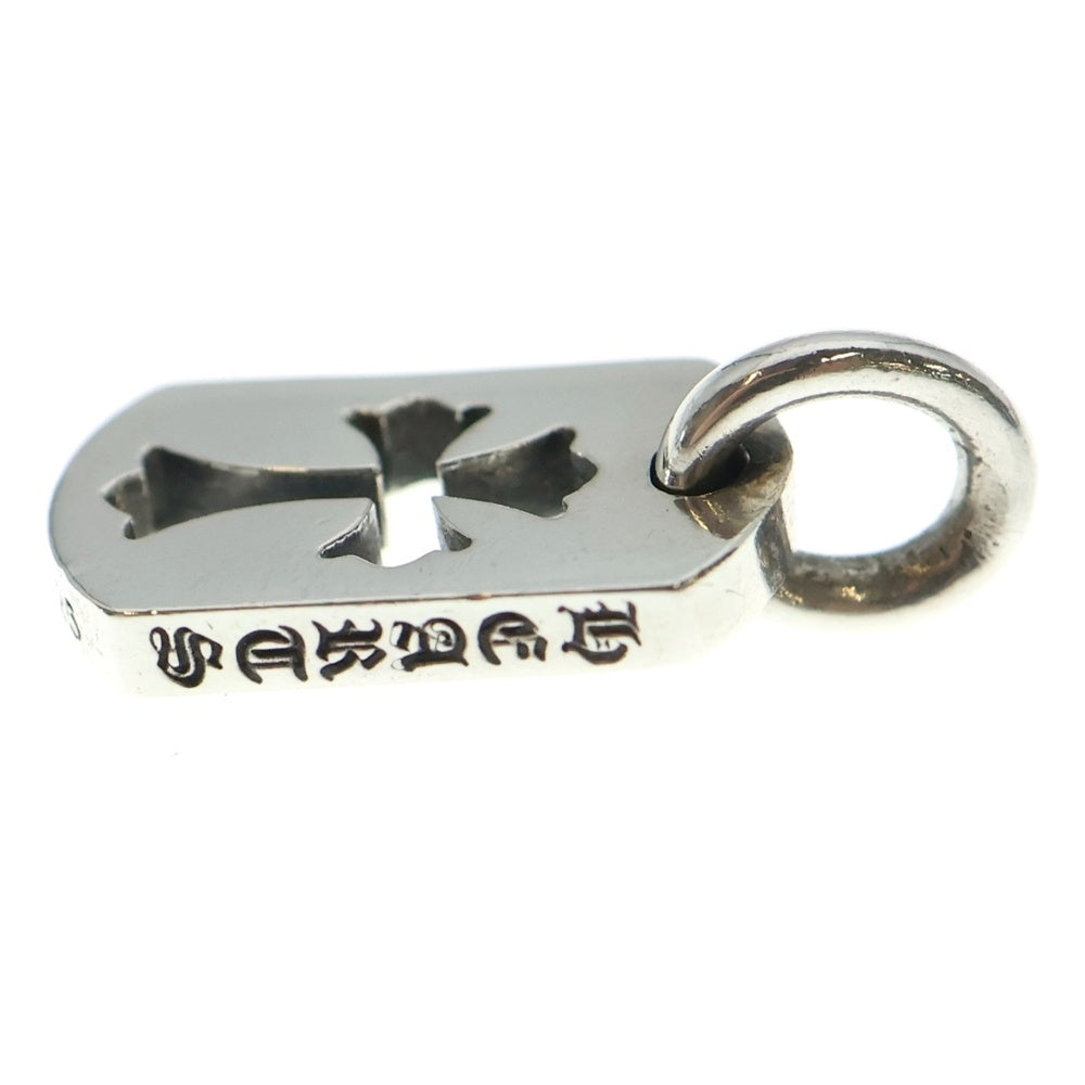 CHROME HEARTS(クロムハーツ) DT TNY CO CRS タイニーカットアウトクロスドッグタグ チャーム ペンダントトップ シルバー BCA252
