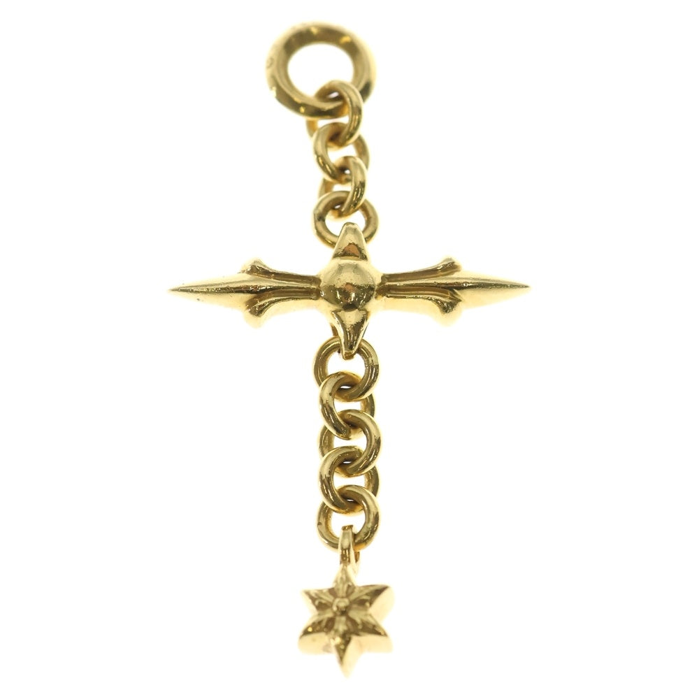 CHROME HEARTS(クロムハーツ) 22K ROLY CROSS ローリークロス ネックレストップ ゴールド