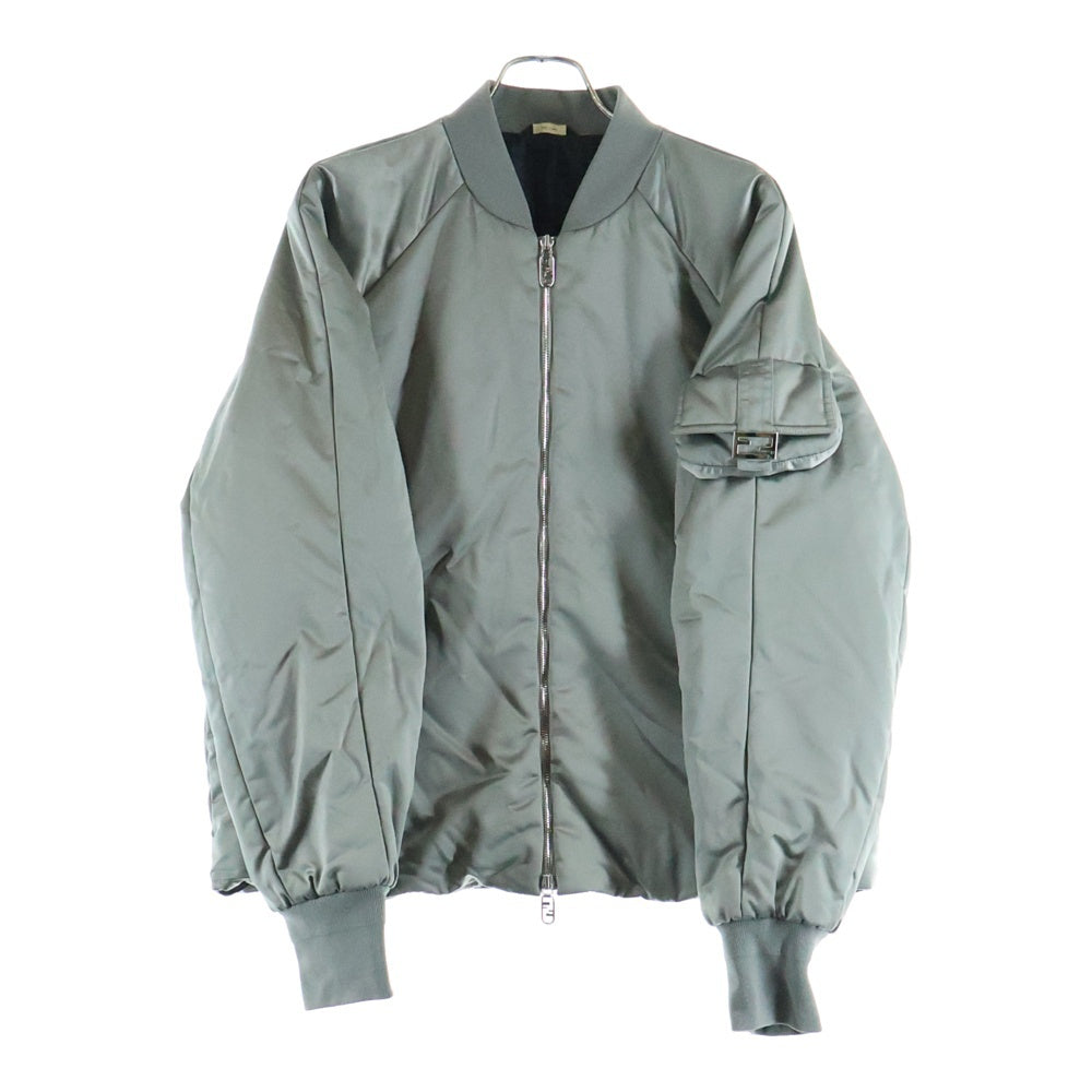 FENDI(フェンディ) 22AW FFバゲットパディングボンバージャケット FAA877 AM0P グレー