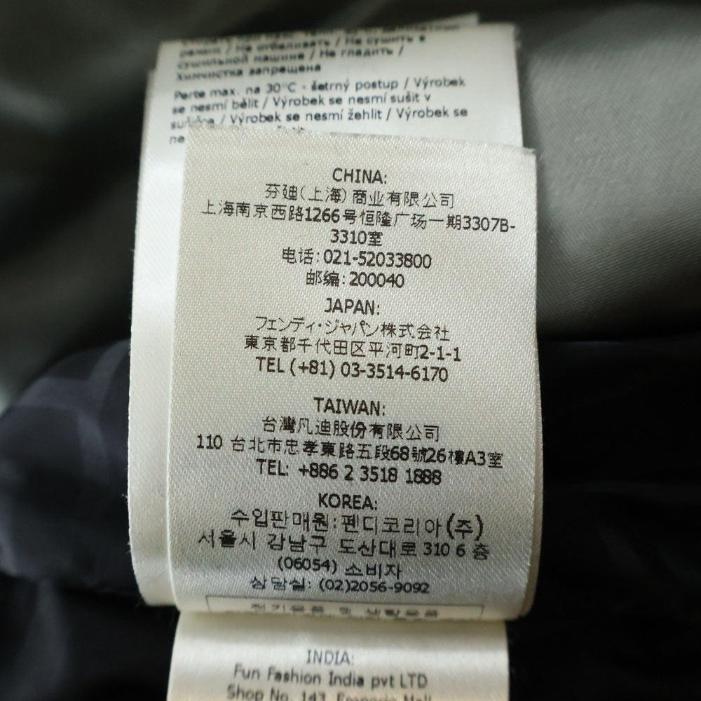 FENDI(フェンディ) 22AW FFバゲットパディングボンバージャケット FAA877 AM0P グレー