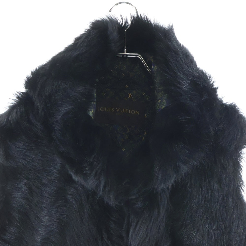 LOUIS VUITTON(ルイヴィトン) ラムスキン ファーベスト ブラック WRLJ03KUE レディース