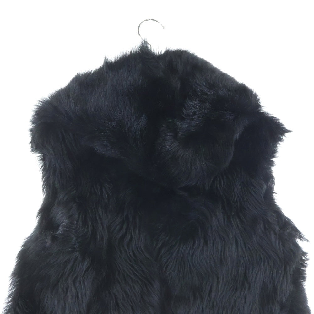 LOUIS VUITTON(ルイヴィトン) ラムスキン ファーベスト ブラック WRLJ03KUE レディース