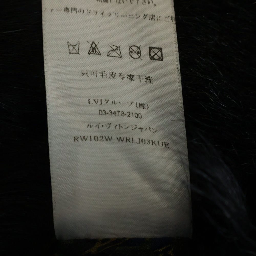 LOUIS VUITTON(ルイヴィトン) ラムスキン ファーベスト ブラック WRLJ03KUE レディース