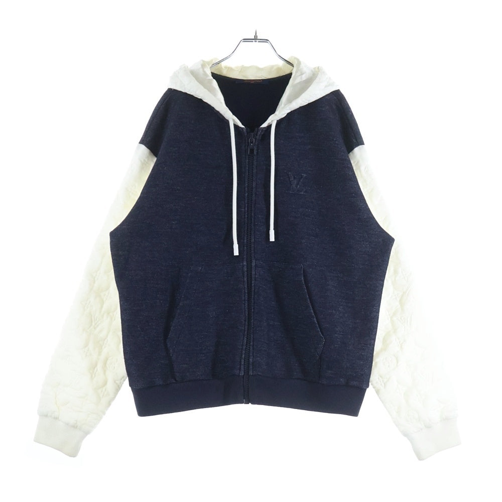 LOUIS VUITTON(ルイヴィトン) 23SS ハイブリッド モノグラム フーデッドブルゾン RM231 VY3 HOY71W ネイビー