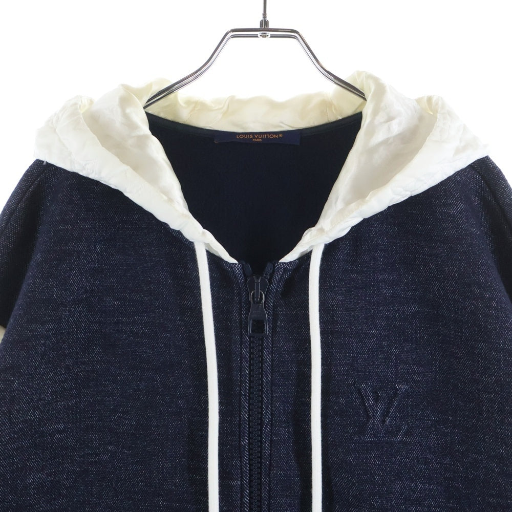 LOUIS VUITTON(ルイヴィトン) 23SS ハイブリッド モノグラム フーデッドブルゾン RM231 VY3 HOY71W ネイビー