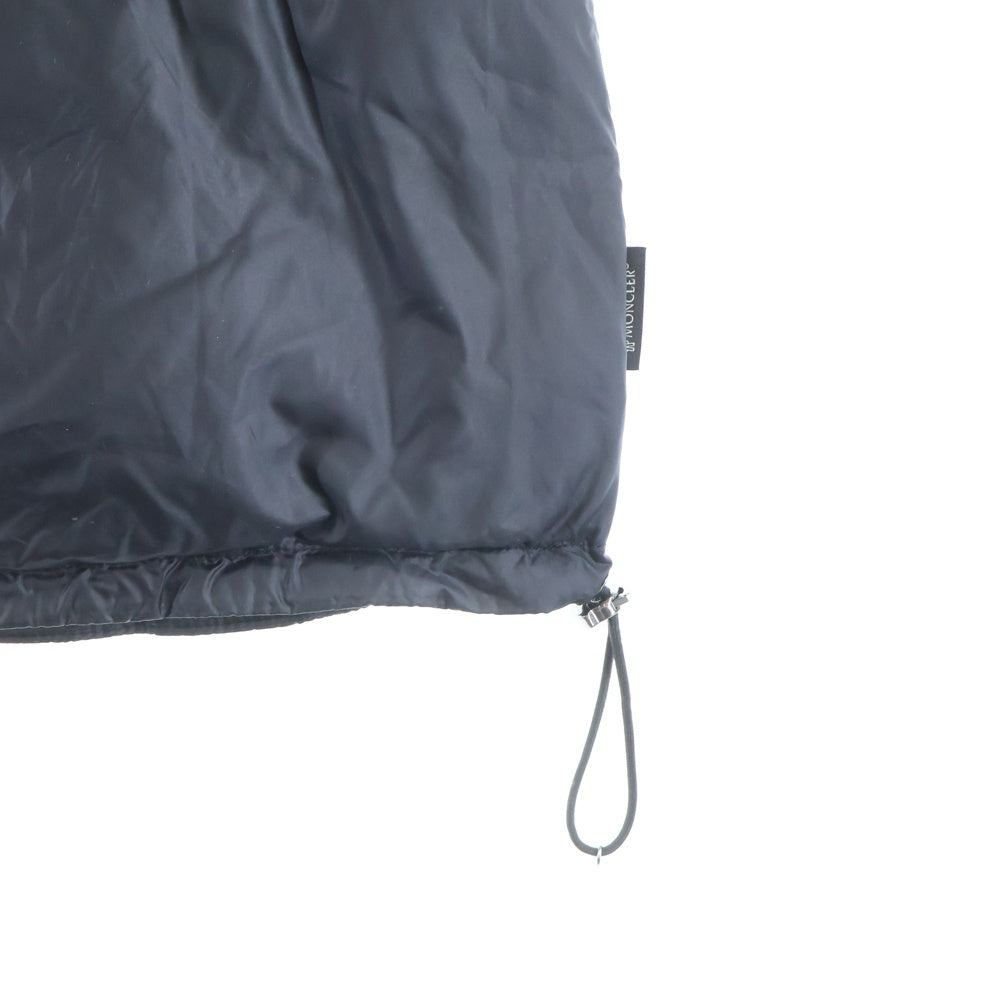 MONCLER(モンクレール) ニットベストレイヤード ノースリーブダウンワンピース ブラック レディース 320939078100