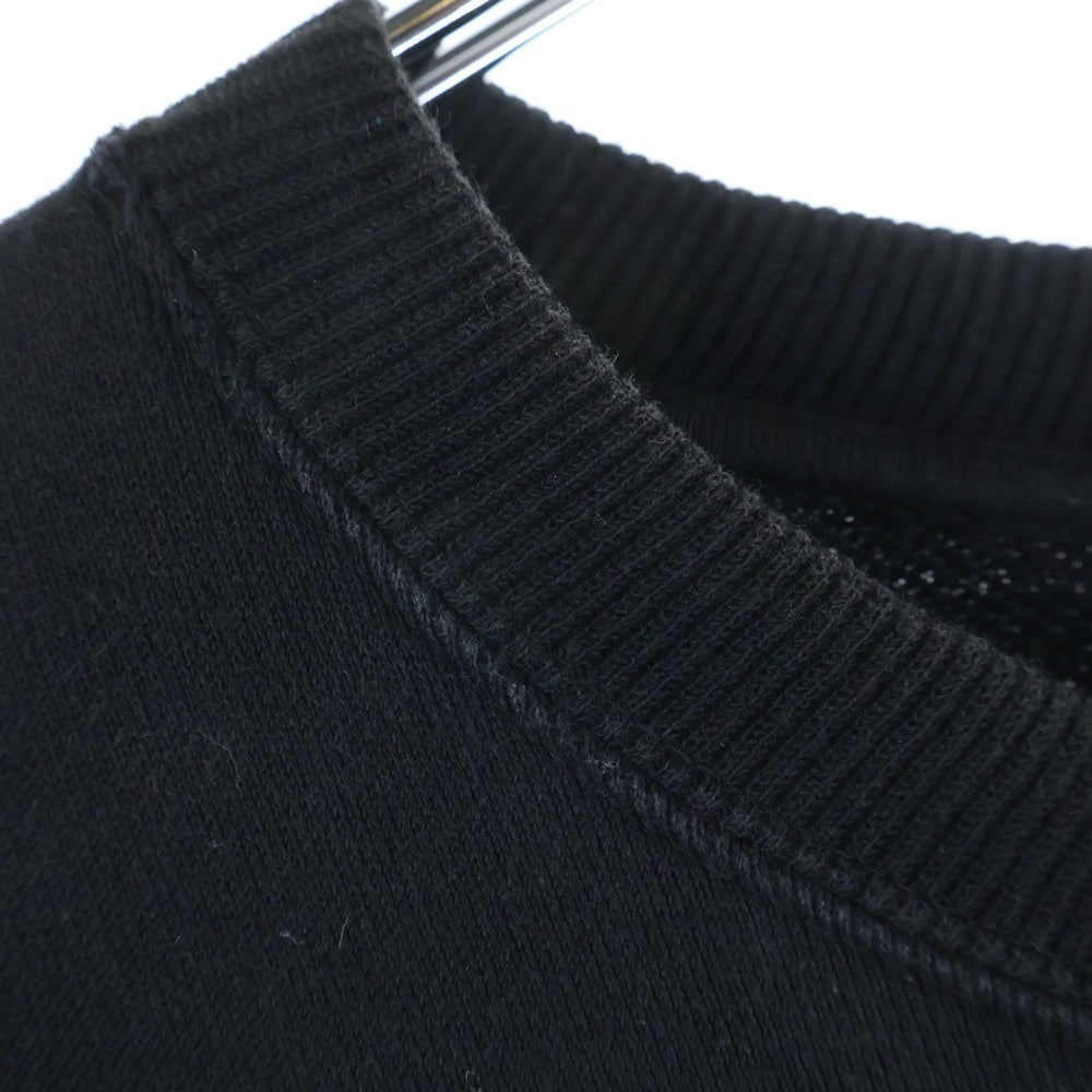 PHENOMENON(フェノメノン) METAL LOGO CREWNECK メタルアームロゴ クルーネックスウェットシャツ 1LLCS22A-019 ブラック