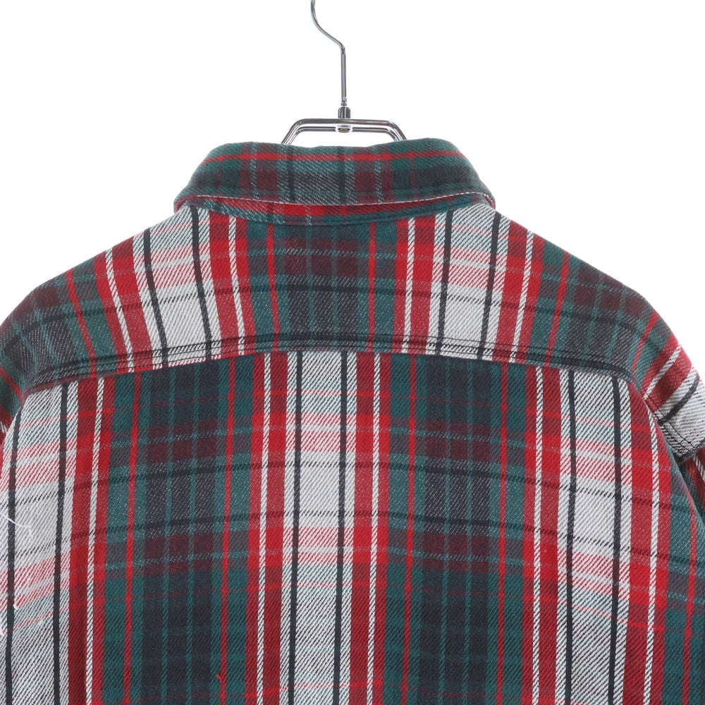 CARHARTT(カーハート) 90s ヘビーネル ネルシャツ 長袖シャツ グリーン/レッド チェック