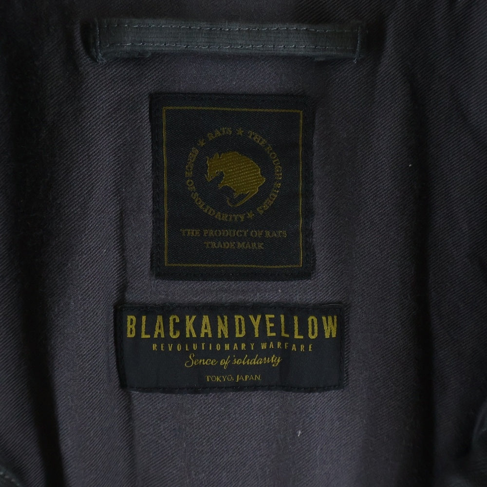 RATS(ラッツ) 24AW N-1 DECK JACKET ワッペン 刺繍 ステンシル デッキジャケット グレー