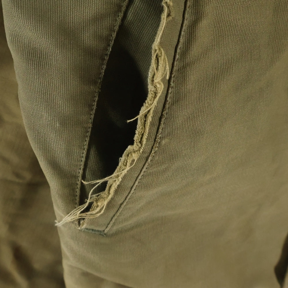 VINTAGE(ヴィンテージ) 40s N-1 コの字 TALON 袖ダブルステッチ 袖アルパカ U.S.N. デッキジャケット カーキ