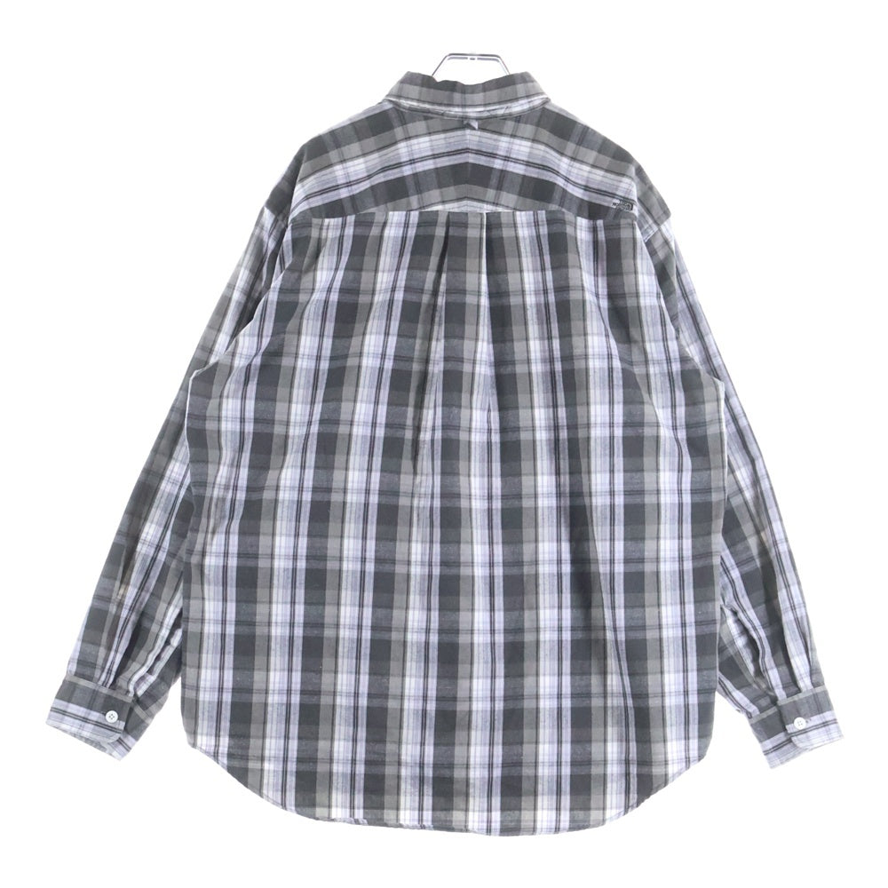 THE NORTH FACE PURPLE LABEL(ノースフェイスパープルレーベル) 25SS Flannel Field Work Shirt フランネルシャツ ブラック/チェック