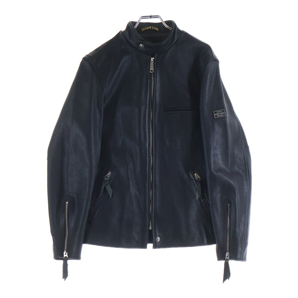 SCHOTT(ショット) ゴートレザー カフェレーサー シングルライダースジャケット ブラック 3111011