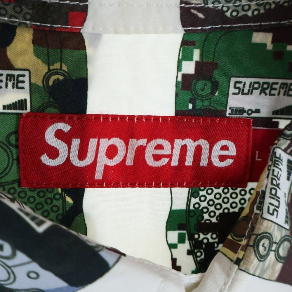 SUPREME(シュプリーム) 23AW Walkie Talkie Shirt ウォッキートーキーシャツ 長袖シャツ ホワイト