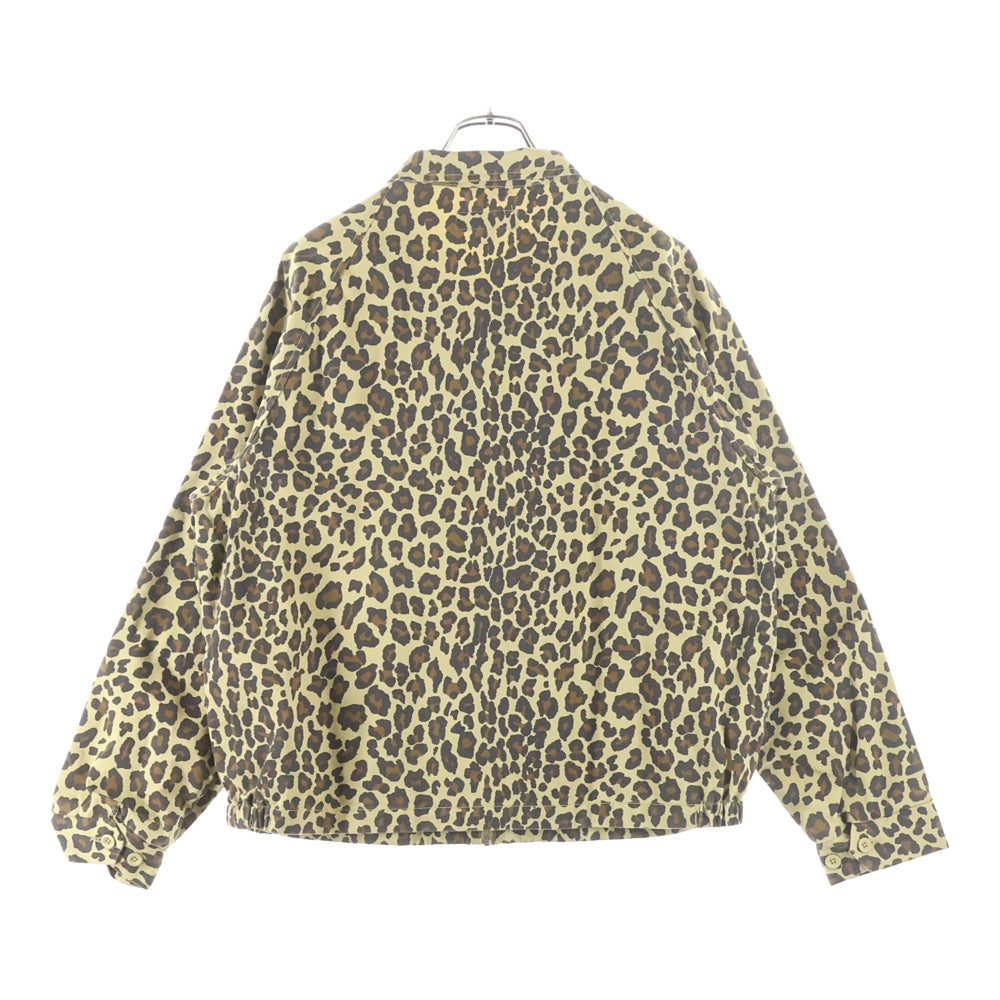 SUPREME(シュプリーム) 24SS Toy Machine Harrington Jacket 胸ロゴ トイマシーン ハリントンジャケット レオパード ベージュ