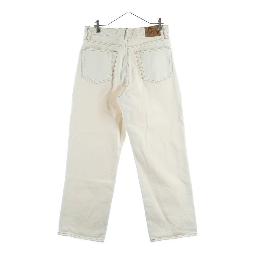 STUSSY(ステューシー) 24SS CLASSIC JEAN DENIM コインポケット Sロゴ クラシックデニムジーンズ 生成り ベージュ