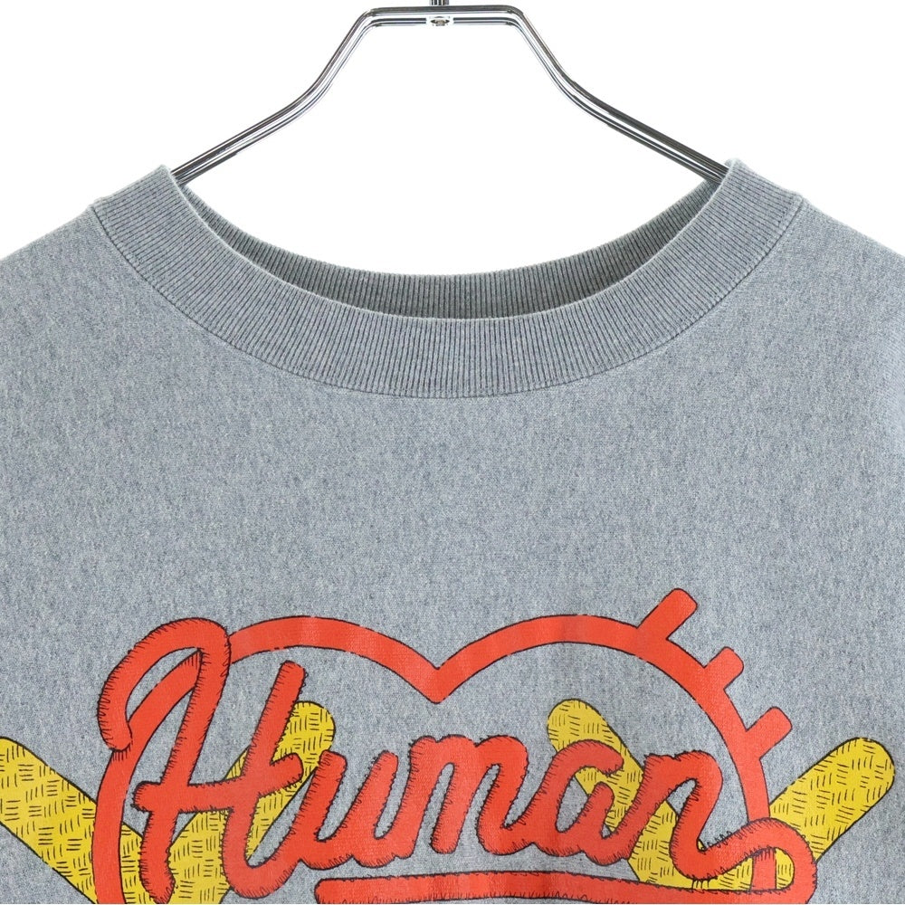 HUMAN MADE(ヒューマンメイド) ×KAWS Made Sweatshirt カウズ リバース仕様 クルーネックスウェット グレー