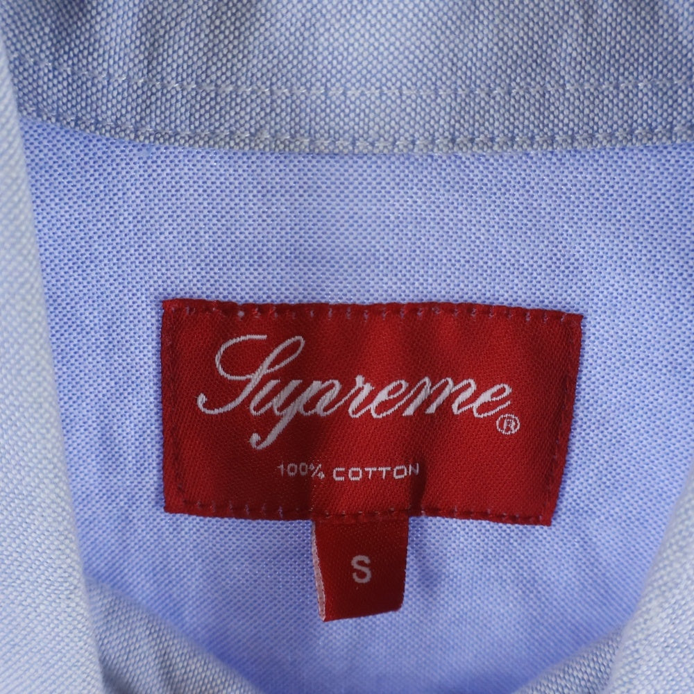 SUPREME(シュプリーム) Oxford Shirt Light Blue ボタンダウンシャツ 長袖シャツ ブルー