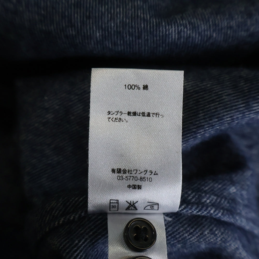 SUPREME(シュプリーム) Chamois Flannel Shirt シャモア 長袖シャツ ブルー