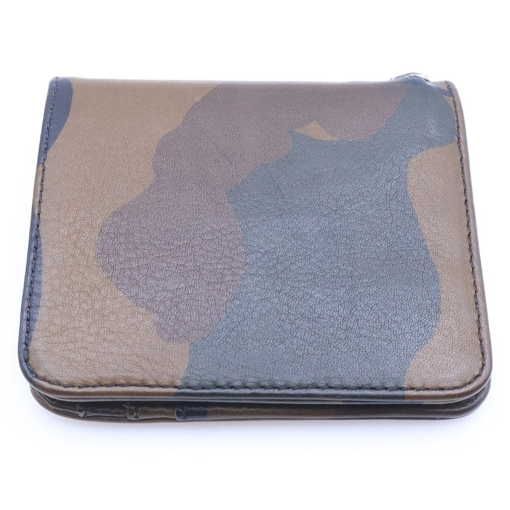 CHROME HEARTS(クロムハーツ) DR DIGIACOMO ディジャコモ カモフラ柄グロメット付き レザーウォレット財布 カーキ