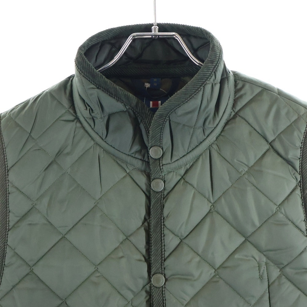 LAVENHAM(ラベンハム) Mickfield Mens 22 ミックフィールド 22 ハイネック キルティングベスト カーキ
