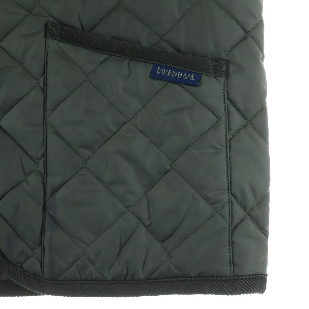 LAVENHAM(ラベンハム) Mickfield Mens 22 ミックフィールド 22 ハイネック キルティングベスト カーキ