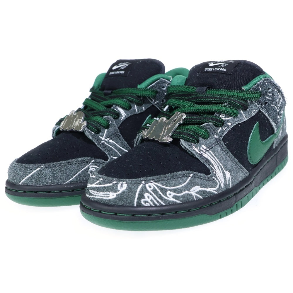 NIKE(ナイキ) ×THERE SKATEBOARDS DUNK LOW PRO ANTHRACITE AND GORGE GREEN SB ダンク ローカットスニーカー プロ US7/25cm HF7743-001