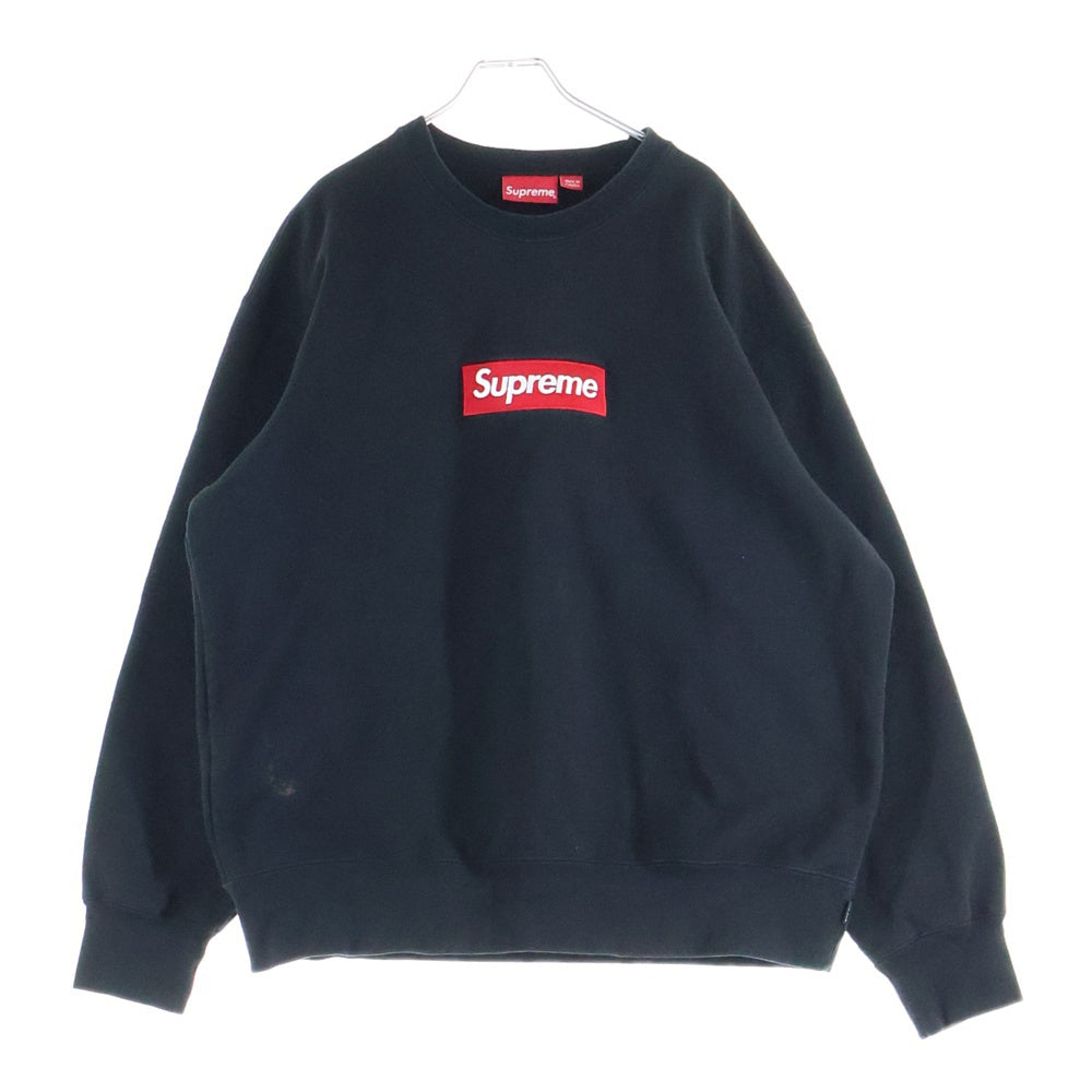 SUPREME(シュプリーム) 22AW Box Logo Crewneck Sweatshirt ボックスロゴ クルーネックスウェット 裏起毛 ブラック