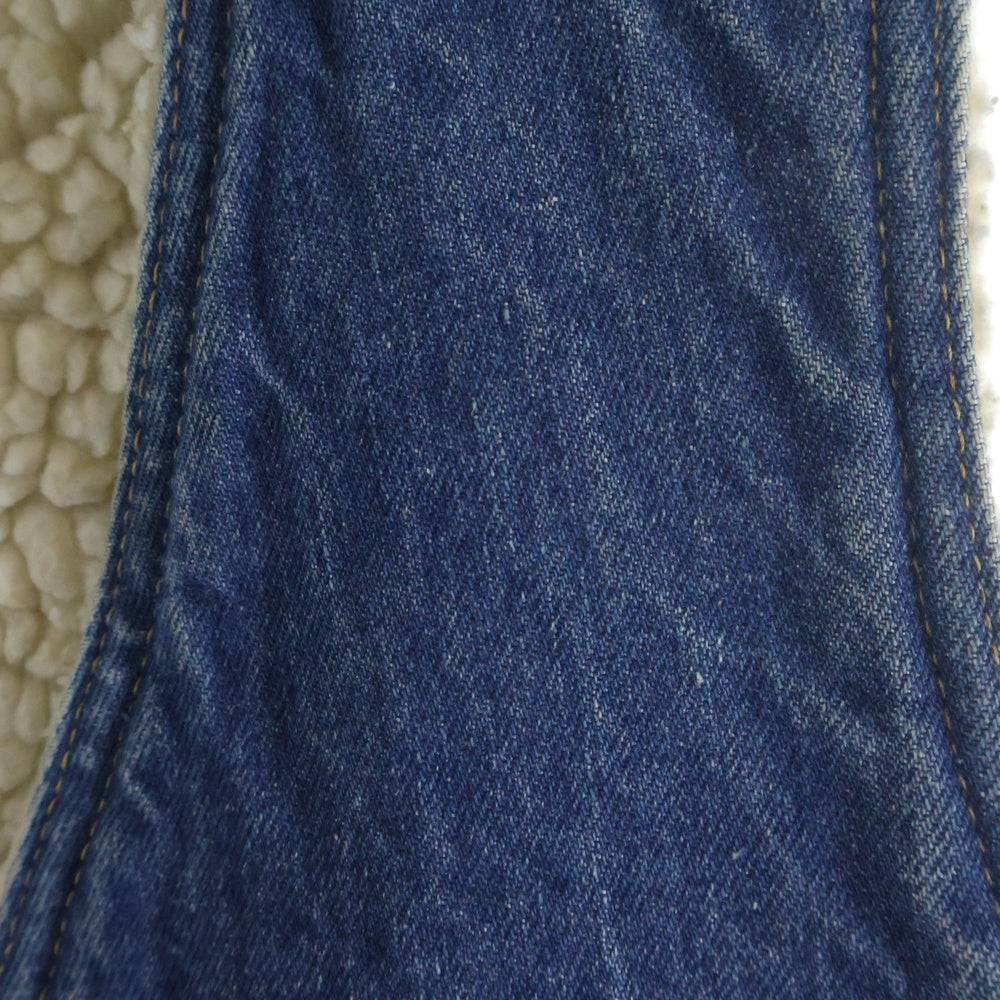 Levi's(リーバイス) 70s-80s 裏ボア ランチベスト オレンジタブ スナップ デニムベスト インディゴ