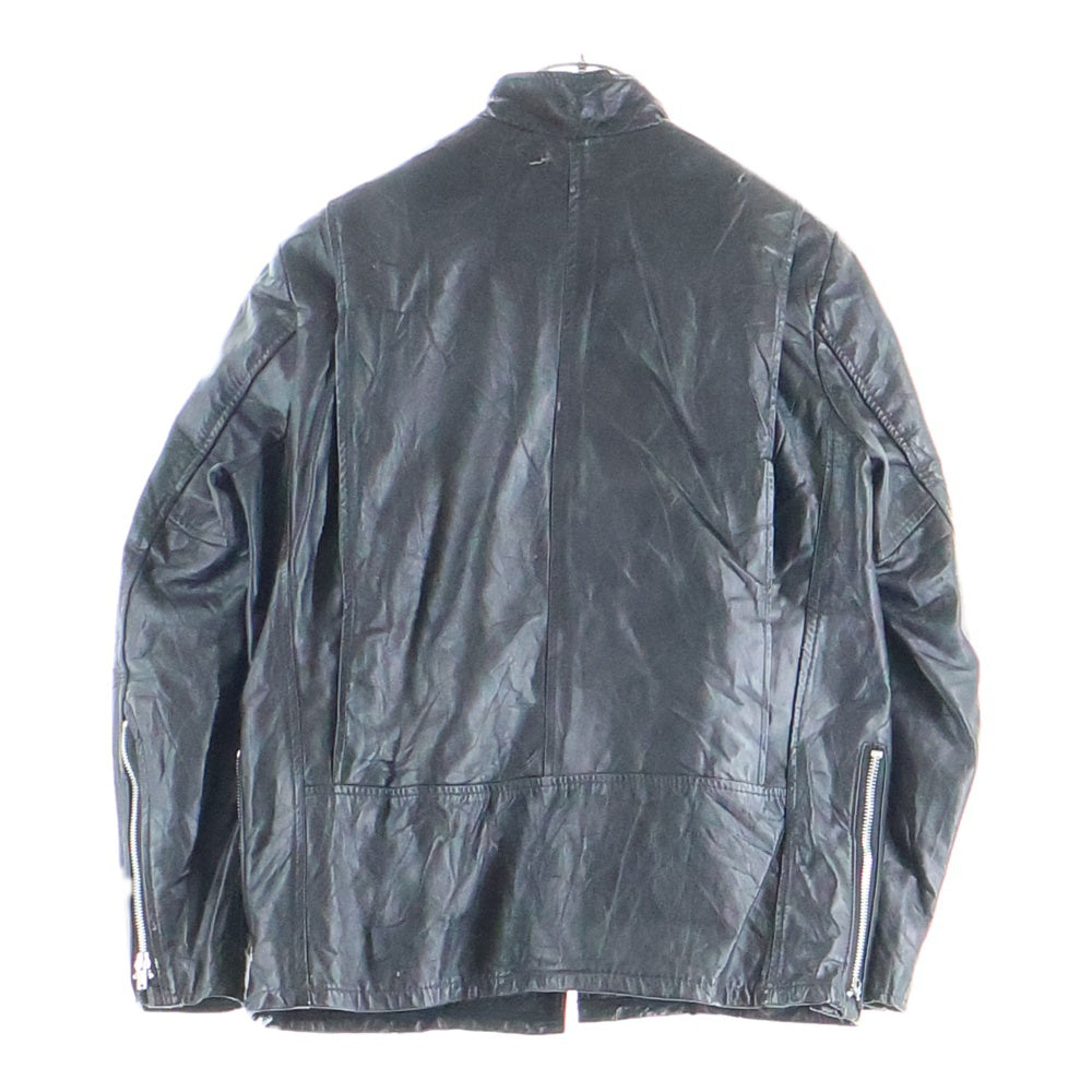 VINTAGE(ヴィンテージ) 60s-70s Excelled SERVAL ZIP 涙ジップ シングルライダースジャケット ブラック