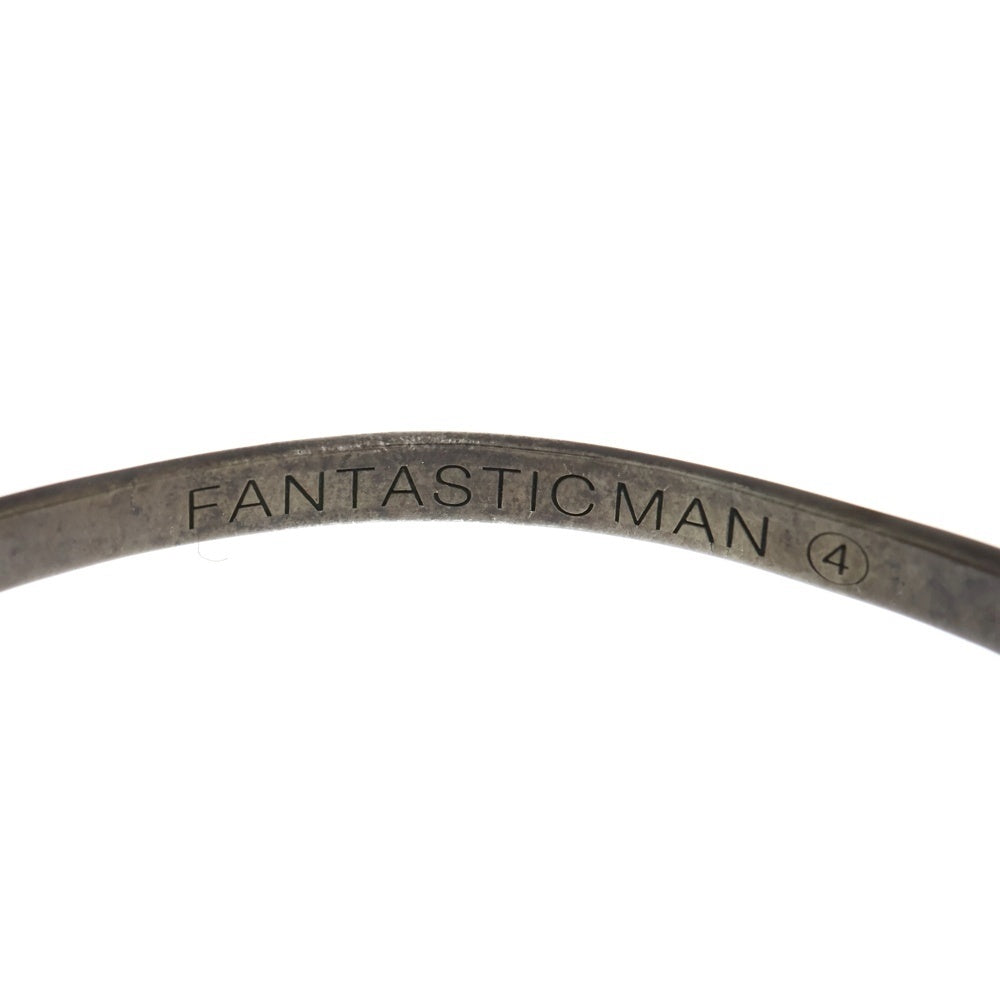 FANTASTIC MAN(ファンタスティックマン) BANGLE 412 スターブレスレット ブレスレット バングル シルバー