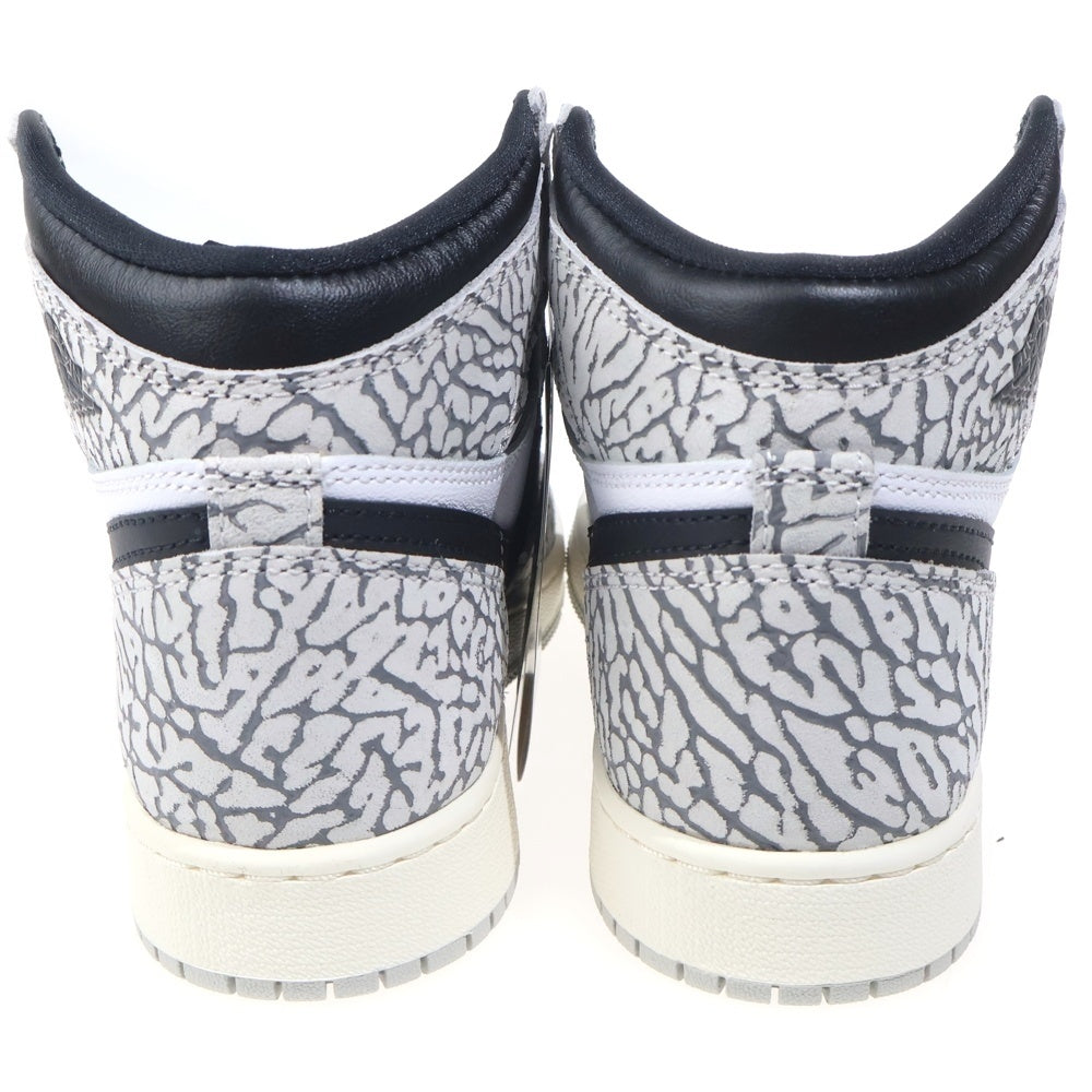 NIKE(ナイキ) GS AIR JORDAN 1 RETRO HIGH OG WHITE CEMENT エアジョーダン1ホワイトセメント ハイカットスニーカー レディース FD1437-052
