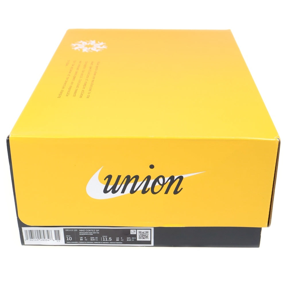 NIKE(ナイキ) ×UNION CORTEZ Lemon Frost ユニオン コルテッツ US10/28cm ローカットスニーカー マルチカラー