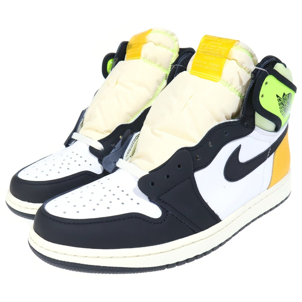 NIKE(ナイキ) Air Jordan 1 High OG Volt Gold エアジョーダン1 ボルトゴールド US9.5/27.5cm ハイカットスニーカー イエロー