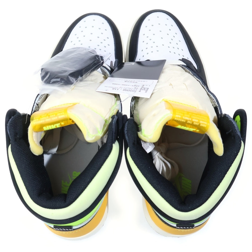 NIKE(ナイキ) Air Jordan 1 High OG Volt Gold エアジョーダン1 ボルトゴールド US9.5/27.5cm ハイカットスニーカー イエロー