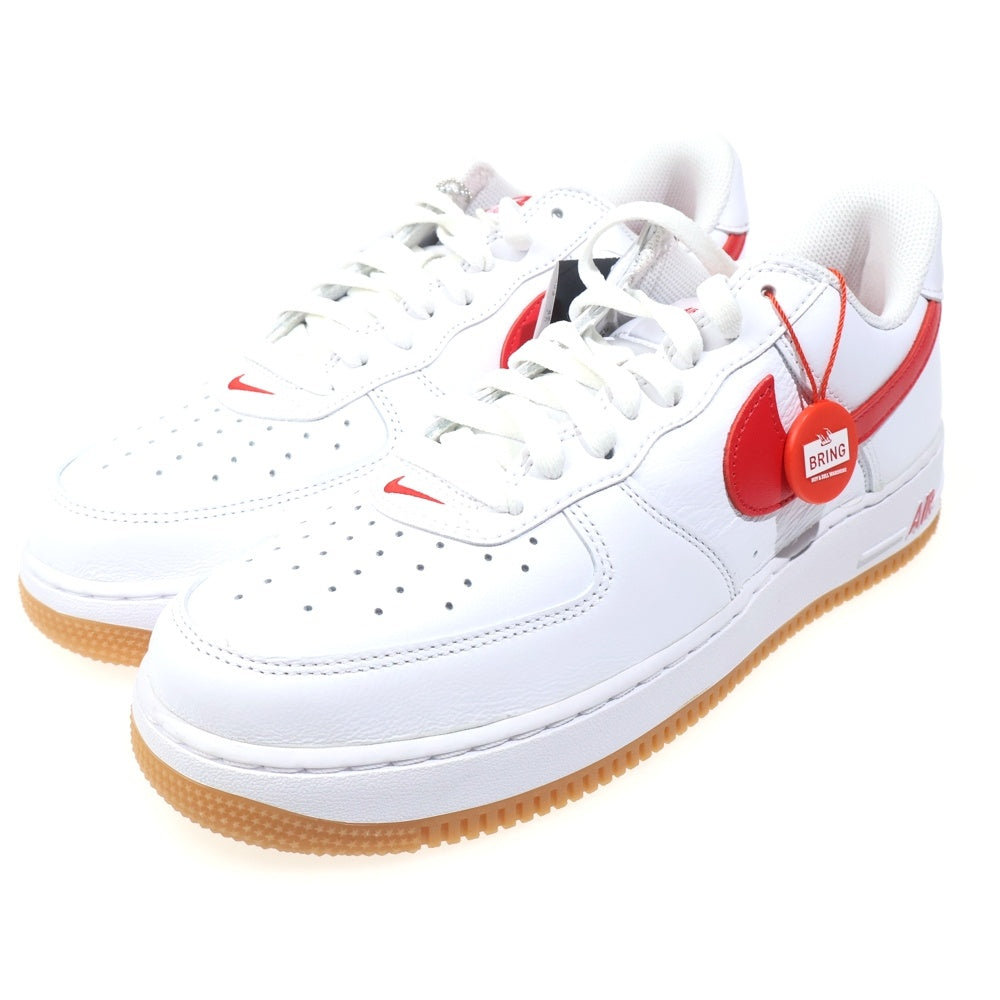 NIKE(ナイキ) Air Force 1 Low Color of the Month University Red エアフォース1 ローカットスニーカー ホワイト