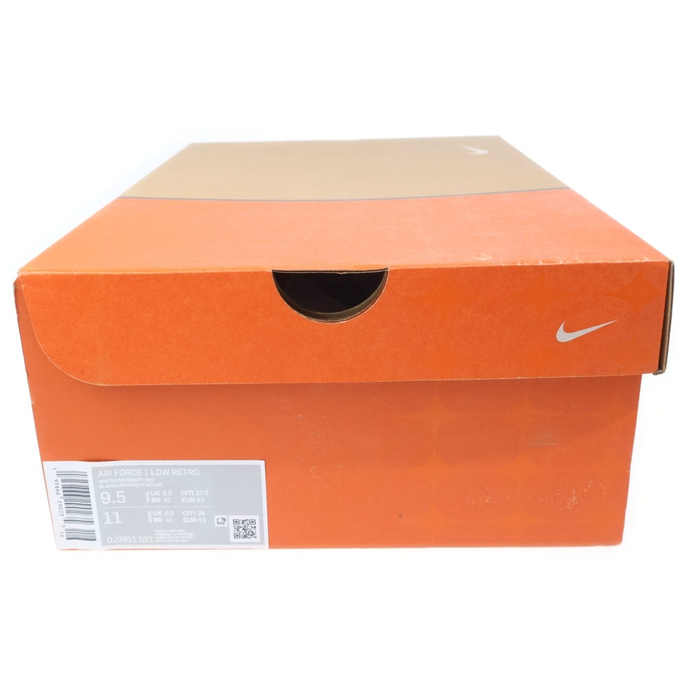 NIKE(ナイキ) Air Force 1 Low Color of the Month University Red エアフォース1 ローカットスニーカー ホワイト